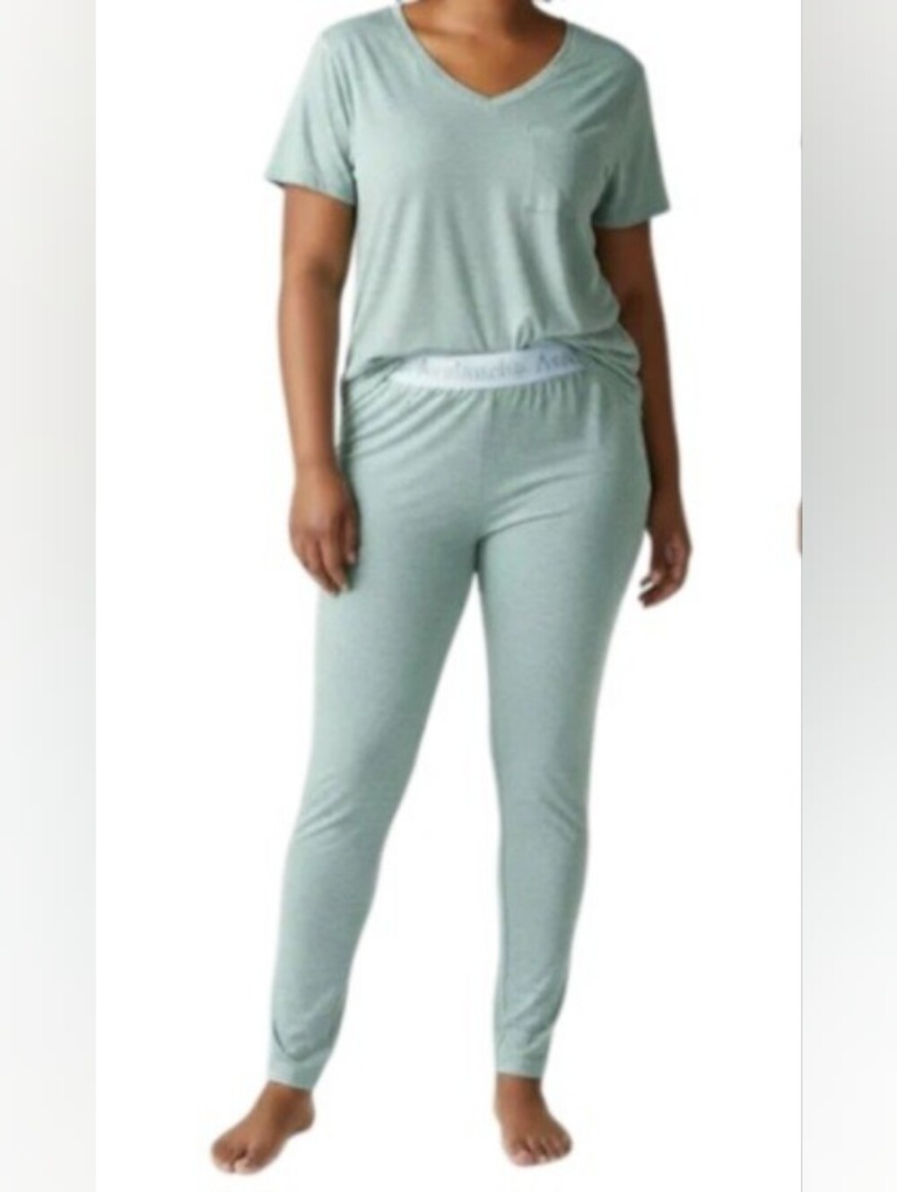 Women's Light Sage Lounge Pants - Soft Stretch